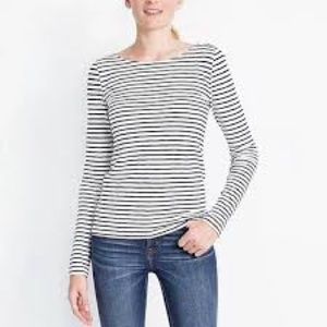 NWT J Crew Long Sleeve Striped Artist Tee SZ S